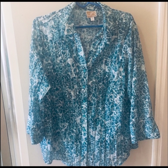 JM Collection blouse - Picture 1 of 2